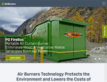 Tablet Screenshot of airburners.com